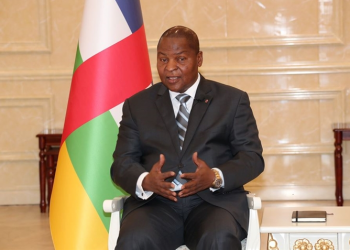 Le président de la République centrafricaine, Faustin Archange Touadéra.