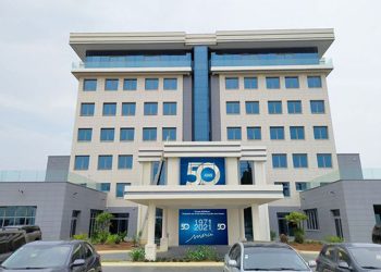 L'Immeuble ATlas BGFI Holding Corporation à Libreville.