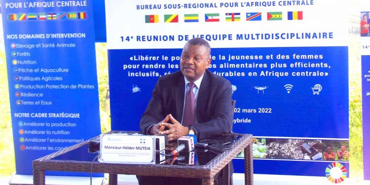 Hélder Muteia, le coordonnateur sous-régional de la FAO pour l’Afrique centrale et représentant au Gabon.